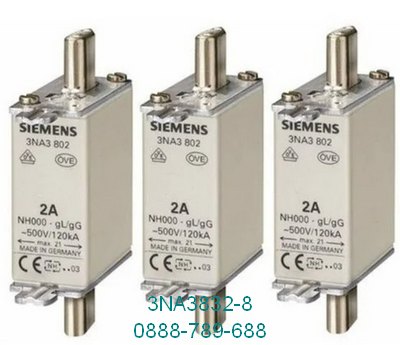 Ruột cầu chì loại LV HRC 3NA Siemens 3NA3832-8