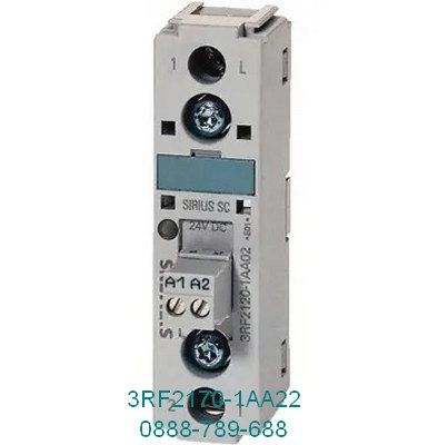 Khởi động từ bán dẫn cho tải trở và tải cảm Siemens 3RF2170-1AA22