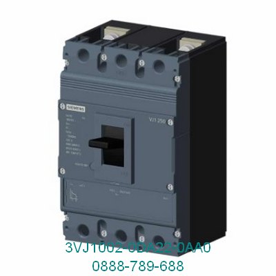 MCCB sử dụng bộ điều khiển từ nhiệt 3VJ Siemens 3VJ1002-0DA22-0AA0