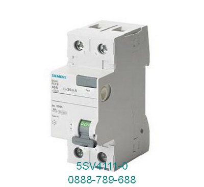 Cầu dao chống dòng rò RCCB 5SV Siemens 5SV4111-0