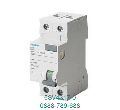 Cầu dao chống dòng rò RCCB 5SV Siemens 5SV4317-0