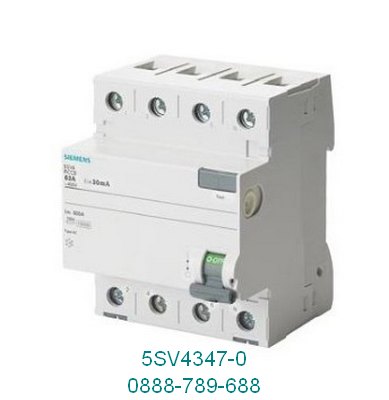 Cầu dao chống dòng rò RCCB 5SV Siemens 5SV4347-0