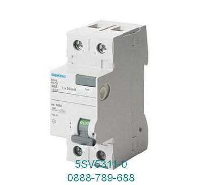 Cầu dao chống dòng rò RCCB 5SV Siemens 5SV5311-0