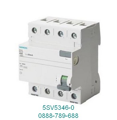 Cầu dao chống dòng rò RCCB 5SV Siemens 5SV5346-0