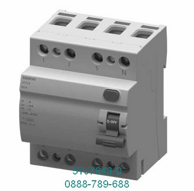 Cầu dao chống dòng rò RCCB 5TJ7 Siemens 5TJ7643-0