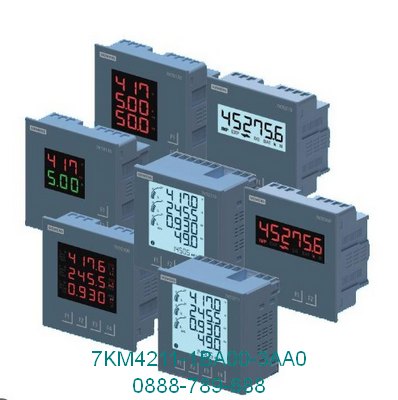 Đồng hồ điện đa năng loại gắn mặt tủ Siemens 7KM4211-1BA00-3AA0