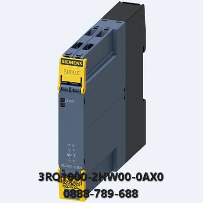 3RQ1000-2HW00-0AX0 Rơle ghép dẫn hướng lực trong vỏ công nghiệp 2 tiếp điểm NO / 2 tiếp điểm NC Bảng mạch in AC/DC 24 V đến 240 V có lớp phủ bảo vệ SIL 2 / PL