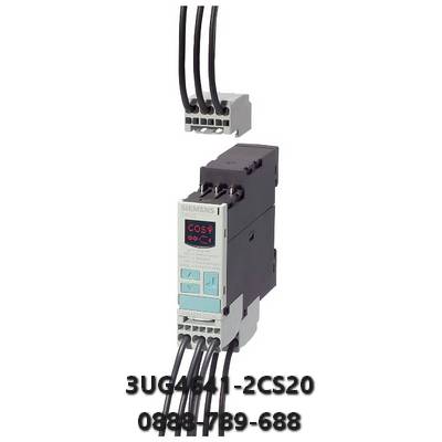 3UG4641-2CS20 Rơ-le giám sát kỹ thuật số cos phi và giám sát dòng điện từ 90-690 V AC