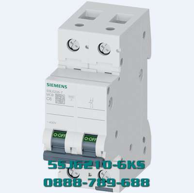 MCB 5SJ6210-6KS 2 cực 10A 400V 6kA