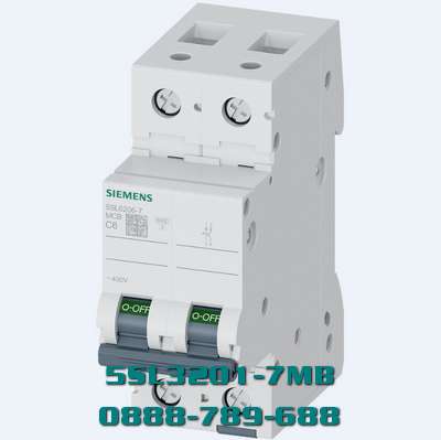 MCB 5SL3201-7MB 2 cực 1A 400V 4,5 kA