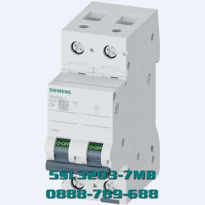 MCB 5SL3203-7MB 2 cực 3A 400V 4.5 kA