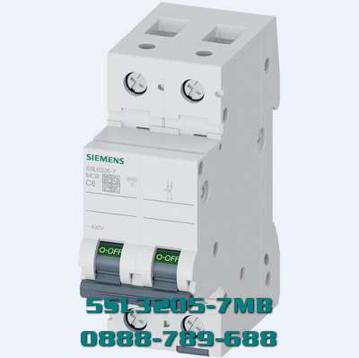 MCB 5SL3205-7MB 2 cực 0,5A 400V 4,5 kA