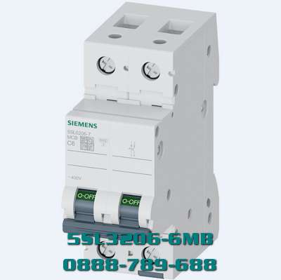 MCB 5SL3206-6MB 2 cực 6A 400V 4,5 kA