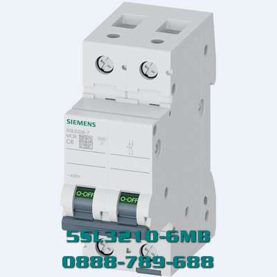 MCB 5SL3210-6MB 2 cực 10A 400V 4,5 kA