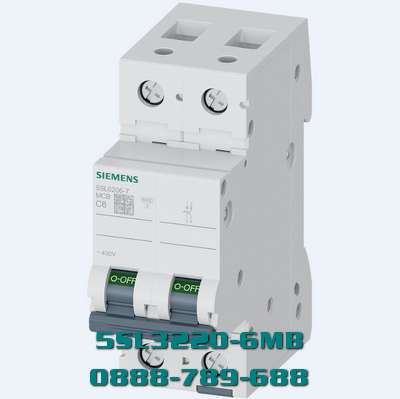 MCB 5SL3220-6MB 2 cực 20 A 400 V 4,5 kA