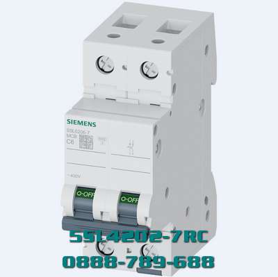 MCB 5SL4202-7RC 2 cực 2A 415V 10kA