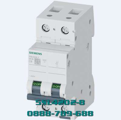 MCB 5SL4202-8 2 cực 2A 400V 10kA