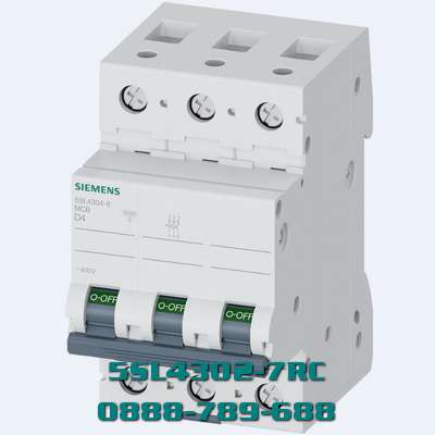 MCB 5SL4302-7RC 3 cực 2A 415V 10kA