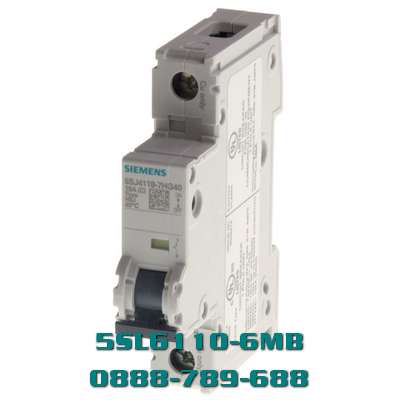 MCB 5SL6110-6MB 1 cực 10A B10 230/400V; 6kA; 1 cực; đặc điểm B; Trong = 10A