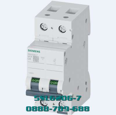 MCB 5SL6206-7 2 cực 6A 400V 6kA