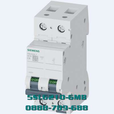 MCB 5SL6210-6MB 2 cực 10A B10 400V 6kA