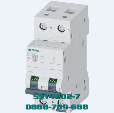 MCB 5SY4202-7 2 cực 2A 400V 10kA