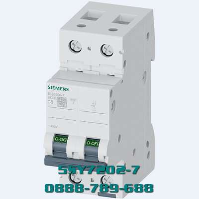 MCB 5SY7202-7 2 cực 2A 400V 15kA