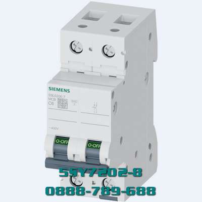 MCB 5SY7202-8 2 cực 2A 400V 15kA