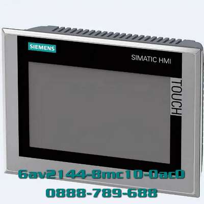 6AV2144-8MC10-0AC0 SIMATIC HMI TP1200 Comfort INOX Mặt trước bằng thép không gỉ dài