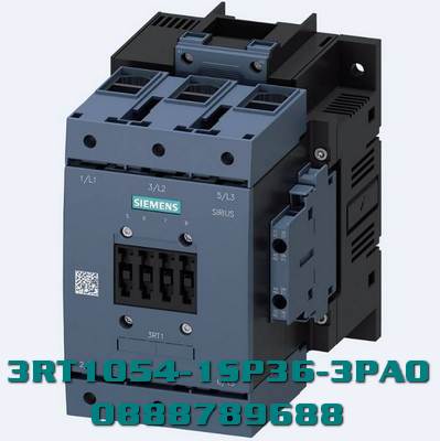 Công tắc tơ, AC-3e/AC-3 115 A, 55 kW / 400 V, AC (50-60 Hz) / DC Uc: 200-277 V x (0,8-1,1) Đầu vào F-PLC 24 V DC 3 cực , tiếp điểm phụ 2 NO + 2 NC Bộ truyền động gắn cố định: mạch chính điện tử: hộp đấu dây điều khiển và mạch phụ trợ: đấu dây vít