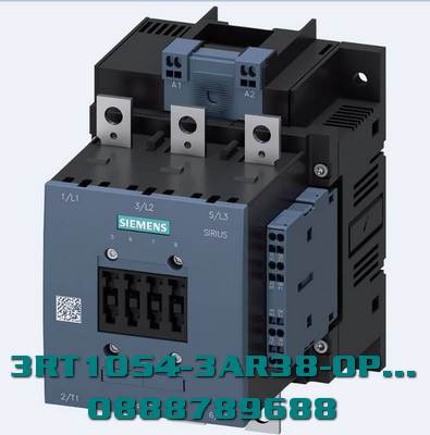 Công tắc tơ, AC-3e/AC-3 115 A, 55 kW/400 V, AC (50-60 Hz)/DC Uc: 440-480 V 3 cực, công tắc phụ bên phải Ổ đĩa 3RH1921-2DE11: mạch chính thông thường: hộp điều khiển thiết bị đầu cuối và mạch phụ trợ: thiết bị đầu cuối lò xo