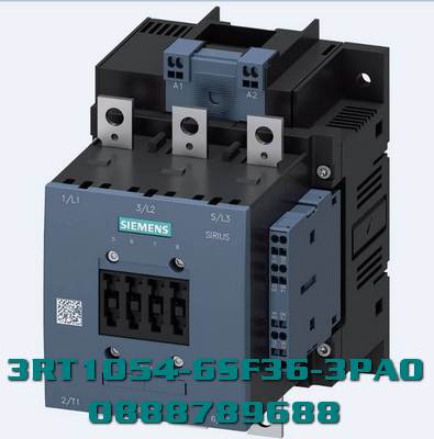 Công tắc tơ, AC-3e/AC-3 115 A, 55 kW / 400 V, AC (50-60 Hz) / DC Uc: 96-127 V x (0,8-1,1) Đầu vào F-PLC 24 V DC 3 cực , tiếp điểm phụ 2 NO + 2 NC Bộ truyền động gắn cố định: mạch điện tử chính: điều khiển thanh cái và mạch phụ: đầu cực vít