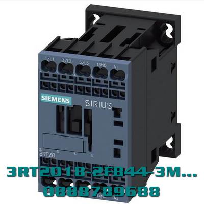 Công tắc tơ, AC-3e/AC-3, 16 A, 7,5 kW / 400 V, 3 cực, 24 V DC, có diode tích hợp, tiếp điểm phụ: 2 NO + 2 NC, đầu cực lò xo, kích thước: S00, công tắc phụ cố định