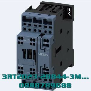 3RT2023-2BB44-3MA0 Công tắc tơ, AC-3e/AC-3, 9 A, 4 kW / 400 V, 3 cực, 24 V DC, tiếp điểm phụ: 2 NO + 2 NC, đầu nối lò xo, kích thước: S0, công tắc phụ cố định, không có bộ chống đột biến có thể trang bị thêm