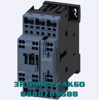 Công tắc tơ, AC-3e/AC-3, 17 A, 7,5 kW / 400 V, 3 cực, 110 V AC, 50 Hz / 120 V, 60 Hz, tiếp điểm phụ: 1 NO + 1 NC, đầu nối lò xo , kích thước: S0