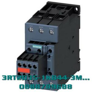 3RT2035-1KB44-3MA0 Công tắc tơ, AC-3e/AC-3, 41 A, 18,5 kW / 400 V, 3 cực, 24 V DC, 0,8-1,2* Us, có biến trở tích hợp, tiếp điểm phụ: 2 NO + 2 NC, đầu cực vít, kích thước: S2, phù hợp với đầu ra PLC, công tắc phụ cố định