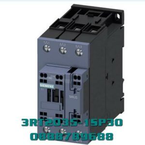 3RT2035-1SP30 Công tắc tơ, AC-3e/AC-3, 41 A, 18,5 kW / 400 V, 3 cực, 175-280 V AC/DC, 50/60 Hz, có biến trở tích hợp, tiếp điểm phụ: 1 NC, đầu nối vít, kích thước: S2, F-PLC-IN