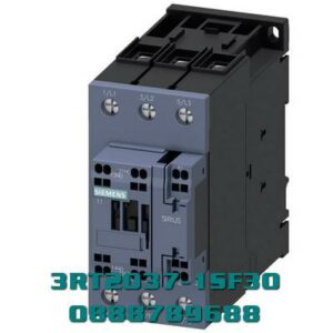 3RT2037-1SF30 Công tắc tơ, AC-3e/AC-3, 65 A, 30 kW / 400 V, 3 cực, 83-150 V AC/DC, 50/60 Hz, có biến trở tích hợp, tiếp điểm phụ: 1 NC, đầu nối vít, kích thước: S2, F-PLC-IN