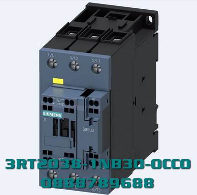 Công tắc tơ, AC-3e/AC-3, 80 A, 37 kW / 400 V, 3 cực, 20-33 V AC/DC, 50/60 Hz, có biến trở tích hợp, tiếp điểm phụ: 1 NO + 1 NC, thiết bị đầu cuối vít, kích thước: S2, có khả năng giao tiếp