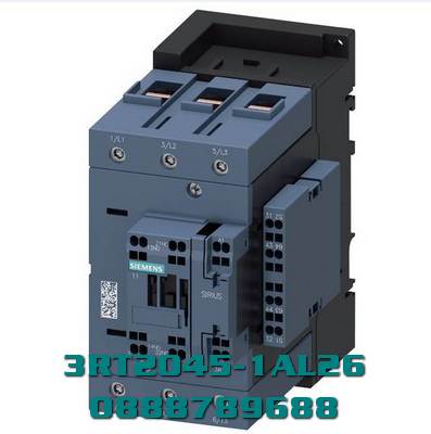 Công tắc tơ, AC-3e/AC-3, 80 A, 37 kW / 400 V, 3 cực, 230 V AC, 50/60 Hz, tiếp điểm phụ: 2 NO + 2 NC, đầu nối vít, kích thước: S3, bên công tắc phụ