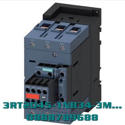 Công tắc tơ, AC-3e/AC-3, 80 A, 37 kW / 400 V, 3 cực, 20-33 V AC/DC, 50/60 Hz, có biến trở tích hợp, tiếp điểm phụ: 2 NO + 2 NC, thiết bị đầu cuối vít, kích thước: S3, công tắc phụ cố định