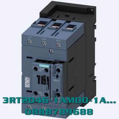 Công tắc tơ, AC-3e/AC-3, 95 A, 45 kW / 400 V, 3 cực, 220 V AC, 50 Hz, tiếp điểm phụ: 1 NO + 1 NC, đầu nối vít, kích thước: S3, vị trí lắp thẳng đứng