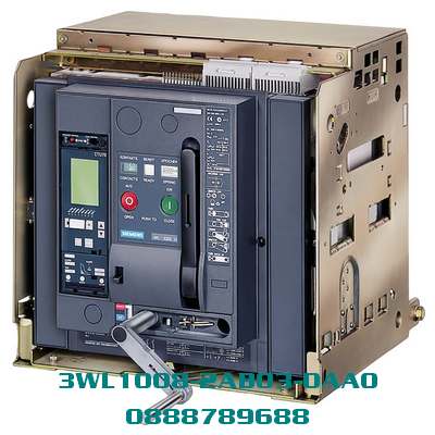 Máy cắt không khí ACB 3WL1008-2AB03-0AA0 800A to 690V 55kA at 415V Icu=50kA at 500V Icu=42kA at 690V