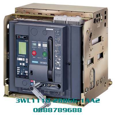 Máy cắt không khí ACB 3WL1110-2BB66-1AA2 1000 A up to 690 V 55 kA at 500 V