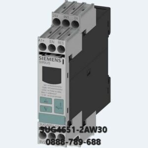 3UG4651-2AW30 Rơ-le giám sát kỹ thuật số Giám sát tốc độ từ 0,1 đến 2200 vòng/phút Quá mức và thiếu hụt 24 đến 240 V AC/DC 50 đến 60 Hz