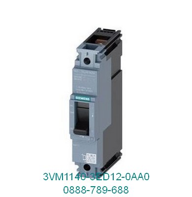 3VM1140-3ED12-0AA0 MCCB 40A 1P Icu=25kA tại 240V 1 cực In=40A bảo vệ quá tải Ir=40A bảo vệ ngắn mạch không điều chỉnh được Ii=10 x In