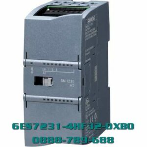 Mô-đun tương tự PLC S7-1200 6ES7231-4HF32-0XB0 SM 1231, 8 AI, +/-10 V, +/-5 V, +/-2,5 V hoặc 0-20 mA/4-20 mA, 12 bit+dấu hoặc (13 ADC bit)
