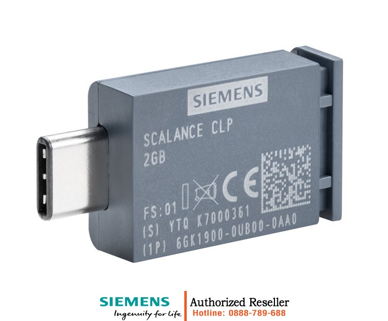 6GK1900-0UQ00-0AA0 - Bộ Nhớ SCALANCE CLP 2GB Thay Thế Nhanh, Lưu Cấu Hình Thiết Bị Mạng 6GK1900-0UQ00-0AA0