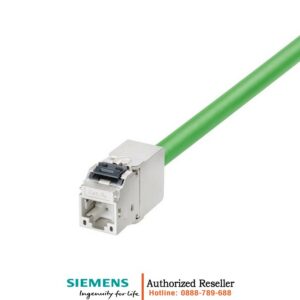 Ổ Cắm Mạng RJ45 Siemens 6GK1901-0BE10-0AA0 - Module Keystone Cat6A 4 Cổng, Vỏ Kim Loại, Lắp Ray DIN & Panel 19"