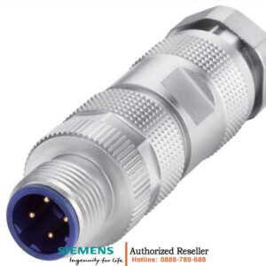 Đầu Nối M12 Pro 6GK1901-0DB10-6AA0 - Vỏ Kim Loại Chống Sốc, Công Nghệ Kết Nối Nhanh, Tương Thích SCALANCE X208 PRO & ET 200PRO PN